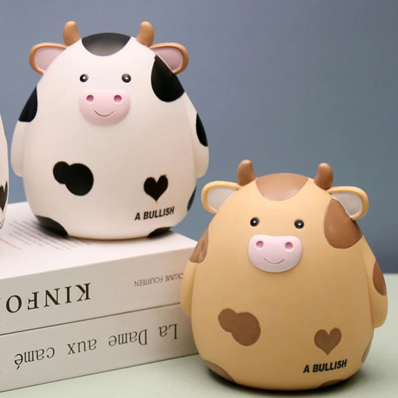 Adorable Cow Piggy Bank