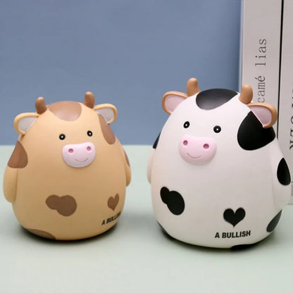 Adorable Cow Piggy Bank