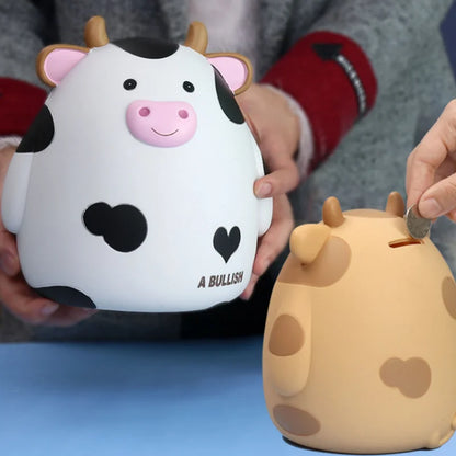 Adorable Cow Piggy Bank